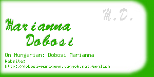 marianna dobosi business card